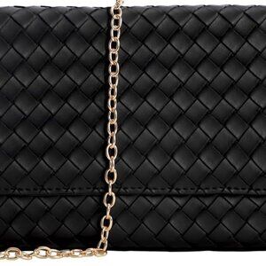 Crossbody Bag Women Synthetic Leather Small Compact Removable Chain